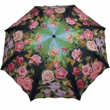 Taschen- Regenschirmschirm Rosengarten UV-Protection