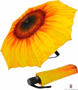 Taschenschirm Sonnenschirm mit Automatik - Sonnenblume -...