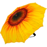 Taschenschirm Sonnenschirm mit Automatik - Sonnenblume - UV Protection