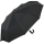 iX-brella Herren-Taschenschirm, schwarz, mit Auf-Zu-Automatik und Rundhakengriff mit Holzoptik