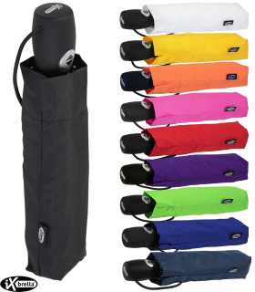 iX-brella stabiler Taschenschirm Mini Regenschirm mit Auf-Zu-Automatik - mid class