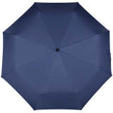 iX-brella stabiler Taschenschirm Mini Regenschirm mit Auf-Zu-Automatik - mid class blau