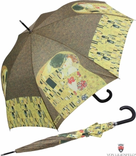 Regenschirm Stockschirm Automatik - Gustav Klimt - Der Kuss UV-Protection