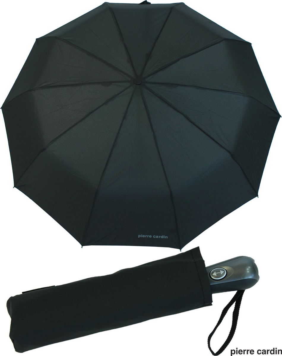 Sturmfest bis 150 km/h Winddicht Schirm auf-Zu-Automatik Kompakt Stabil Regenschirm für Reisen & Business Regenschirm 12 Rippen Taschenschirm schwarz