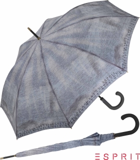 Esprit Regenschirm Long Automatik Special Edition - Jeans