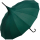 Regenschirm Sonnenschirm Long Pagode UV-Protection Charlotte gr&uuml;n