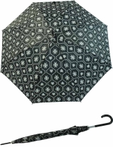 Zierlicher Damen Stockschirm mit Automatik gemustert...