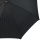 Doppler Manufaktur Herren Stockschirm Diplomat Orion schwarz gestreift - schwarzer Griff