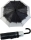 Edler Mini Taschenschirm Satin von PERTEGAZ mit Rundhakengriff - Flame black