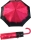 Edler Mini Taschenschirm Satin von PERTEGAZ mit Rundhakengriff - Flame red