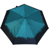 Edler Super Mini Taschenschirm Satin von PERTEGAZ mit Auf-Zu-Automatik - Flame green