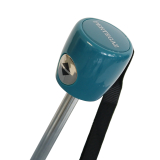 Edler Super Mini Taschenschirm Satin von PERTEGAZ mit Auf-Zu-Automatik - Flame green