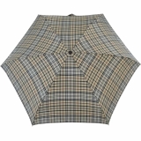 Pierre Cardin Supermini Regenschirm Petito check beige