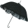 Hochzeits Schirm - Goldhauben - Regenschirm schwarz
