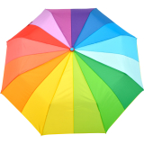 iX-brella pocket rainbow 16-color - kleiner Taschenschirm 16 farbig Regenbogen