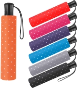 Mini-Taschenschirm Damen Flash Auf-Automatik - Dots