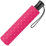 Mini-Taschenschirm Damen Flash Auf-Automatik - Dots pink