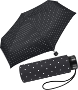 Ultra Mini Taschenschirm Damen Regenschirm Flash - Dots...