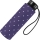Ultra Mini Taschenschirm Damen Regenschirm Flash - Dots tiefviolett
