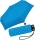Ultra Mini Taschenschirm Damen Regenschirm Flash - Dots hellblau