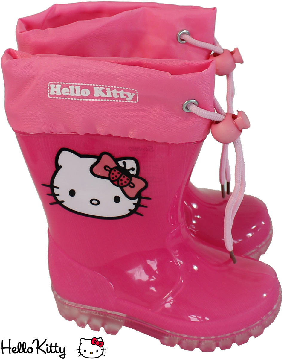 28-34 Hello Kitty Iabora Mädchen leicht gefütterte Gummistiefel pink Gr 