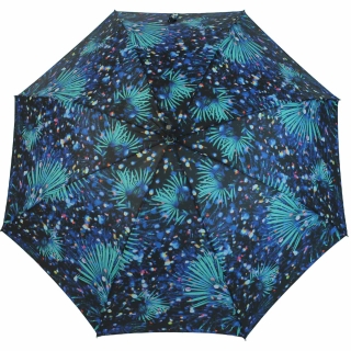 Regenschirm Automatik Stockschirm Sommer Damen Herren Blätter Motiv Palmendach 