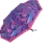 Edler Damen Vollautomatik-Taschenschirm Satin von PERTEGAZ mit Chromgriff - Strelitzie pink