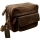 LandLeder Old-School Rindsleder Kulturtasche Waschtasche braun