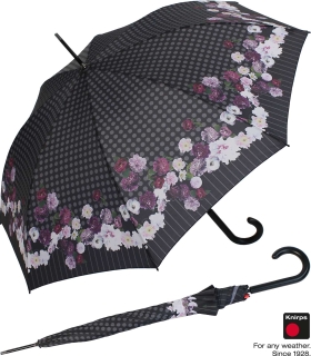 Knirps Damen Automatik Stockschirm Blooming Amethyst