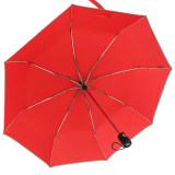 iX-brella bigger reflect XL - Sicherheitsschirm mit 104cm großem Dach - rot