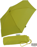 Mano Regenschirm Mini Taschenschirm Damen leicht lime