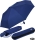 iX-brella first class Automatik - stabiler großer Damen- und Herren-Taschenschirm mit Etui blau
