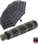 Knirps Regenschirm Fiber T1 Automatik - Sturmsicher Karo blau