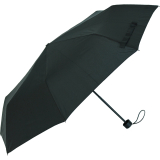 RS-Mini Taschenschirm für Damen und Herren manual Handöffner schwarz