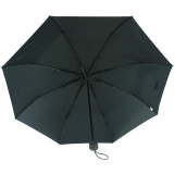 RS-Mini Taschenschirm für Damen und Herren manual Handöffner schwarz