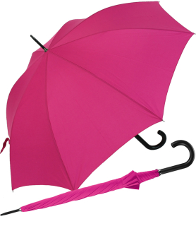 RS-Stockschirm groß stabil für Damen und Herren mit Automatik pink