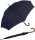 RS-Regenschirm Holzgriff groß stabil für Damen und Herren mit Automatik navy-blau