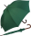 RS-Regenschirm Holzstock groß stabil für Damen und Herren mit Automatik grün