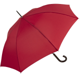 RS-Regenschirm Holzgriff groß stabil für Damen und Herren mit Automatik rot