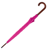 RS-Regenschirm Holzstock groß stabil für Damen und Herren mit Automatik pink