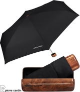 Pierre Cardin Minischirm Noire mybrella wood