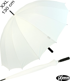 EU 130cm Groß Regenschirm Partnerschirm Familienschirm Stockschirm Sturmsicher 