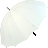 iX-brella leichter XXL Hochzeitsschirm Wedding 129 cm - weiß