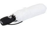 iX-brella stabiler Taschenschirm Mini Regenschirm mit Auf-Zu-Automatik - mid class weiß