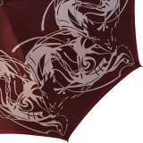 Doppler Manufaktur Damen Stockschirm Elegance Satin VIP Automatik - swirled bordeaux
