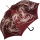 Doppler Manufaktur Damen Stockschirm Elegance Satin VIP Automatik - swirled bordeaux