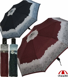 Doppler Taschenschirm Carbonsteel-sturmfest Auf-Zu...