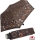 Doppler Mini Taschenschirm Havanna sturmfest leicht - Party Rings chocolat