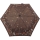 Doppler Mini Taschenschirm Havanna sturmfest leicht - Party Rings chocolat