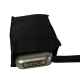 Doppler Mini Slim Damen Taschenschirm - extrem flach - uni schwarz